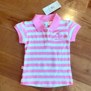 Pebble beach girls polo shirt 2t